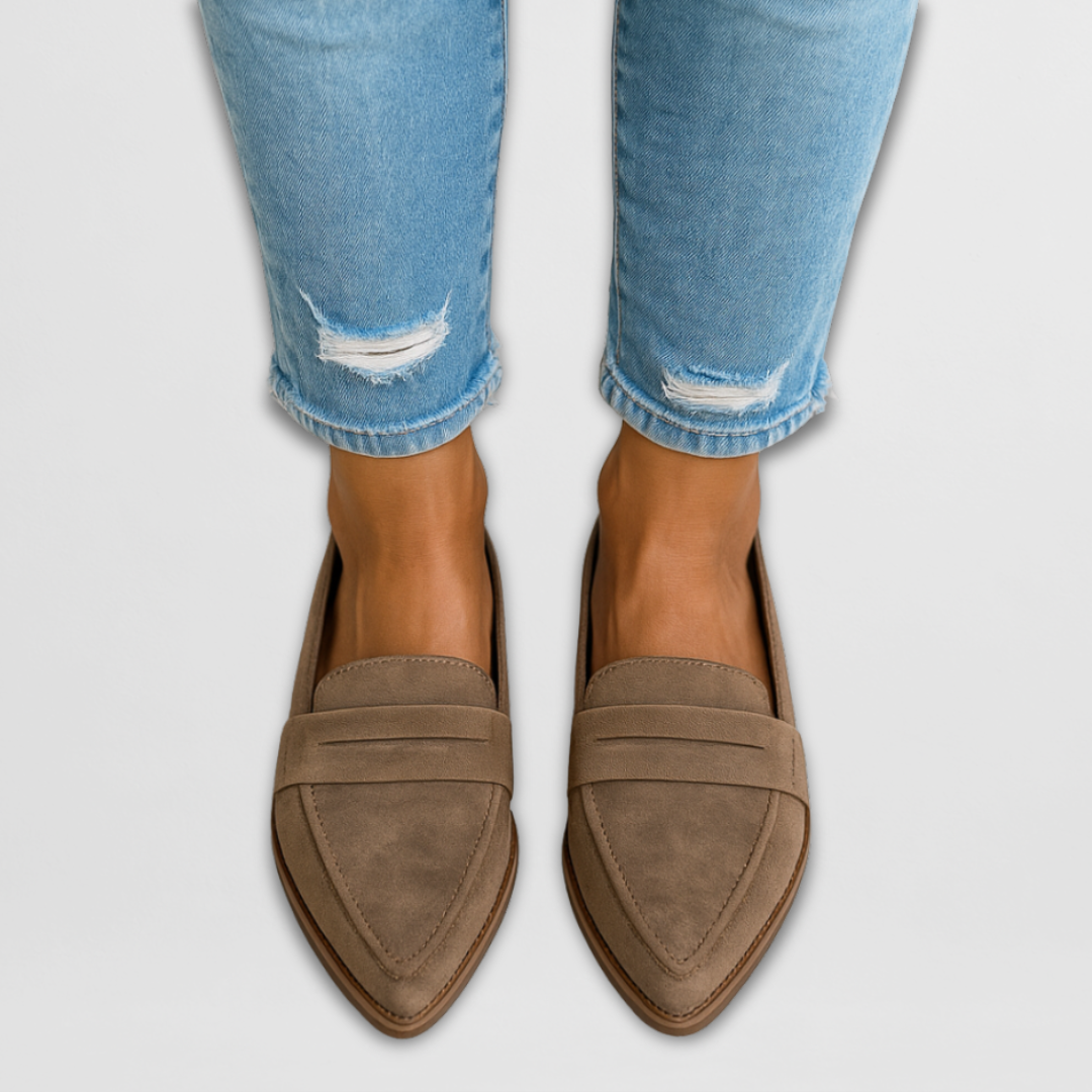 Nadia - Suede Slippers