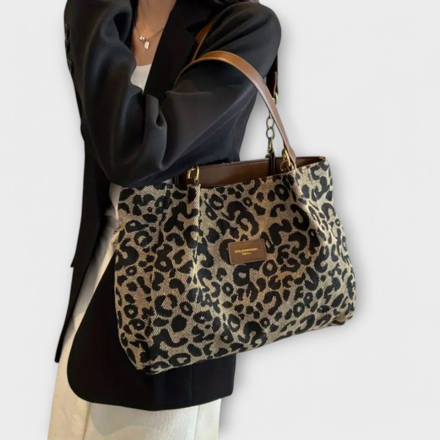 Leopard Canvas Tote