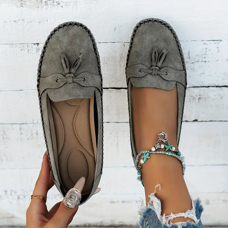 Madilyn™ | Relaxed Tassel Moccasins