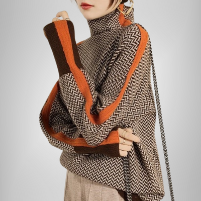 Clarabella | Mélange Turtleneck Sweater