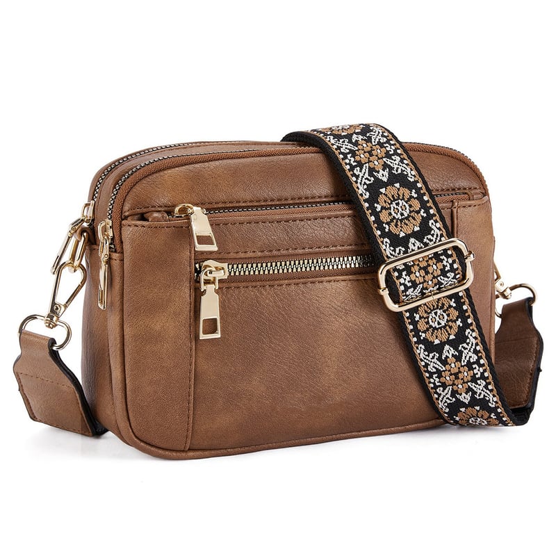 Ivy | Stylish Crossbody Bag with Adjustable Patterned Strap