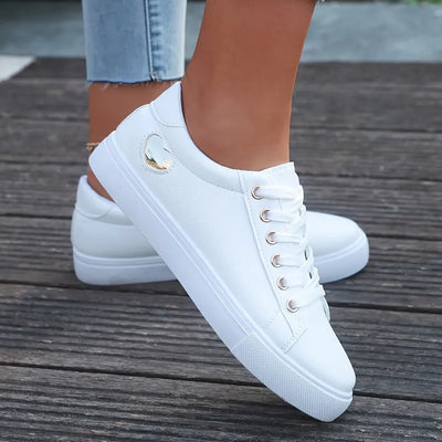 Elodie - Casual Lace-Up Low-Top Sneakers