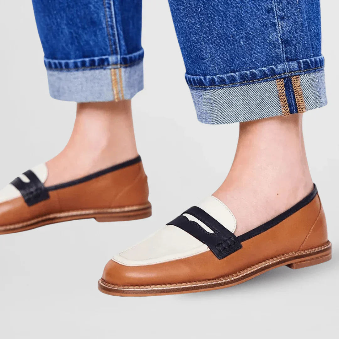 Nyla – Casual Color Block Loafers