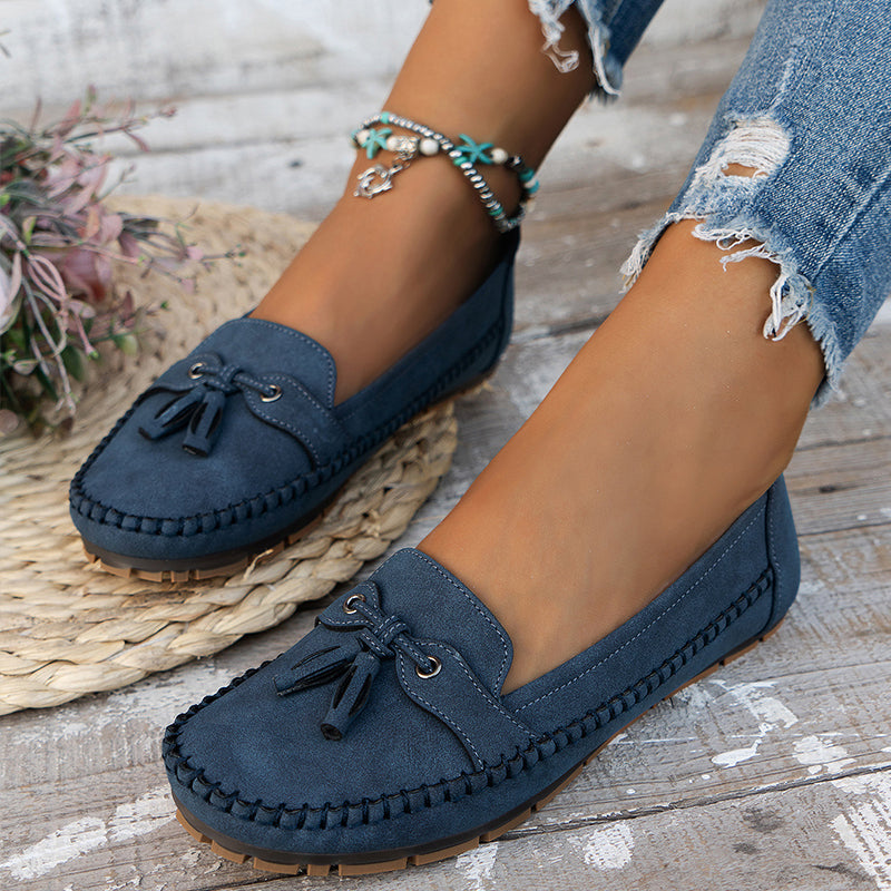 Madilyn™ | Relaxed Tassel Moccasins