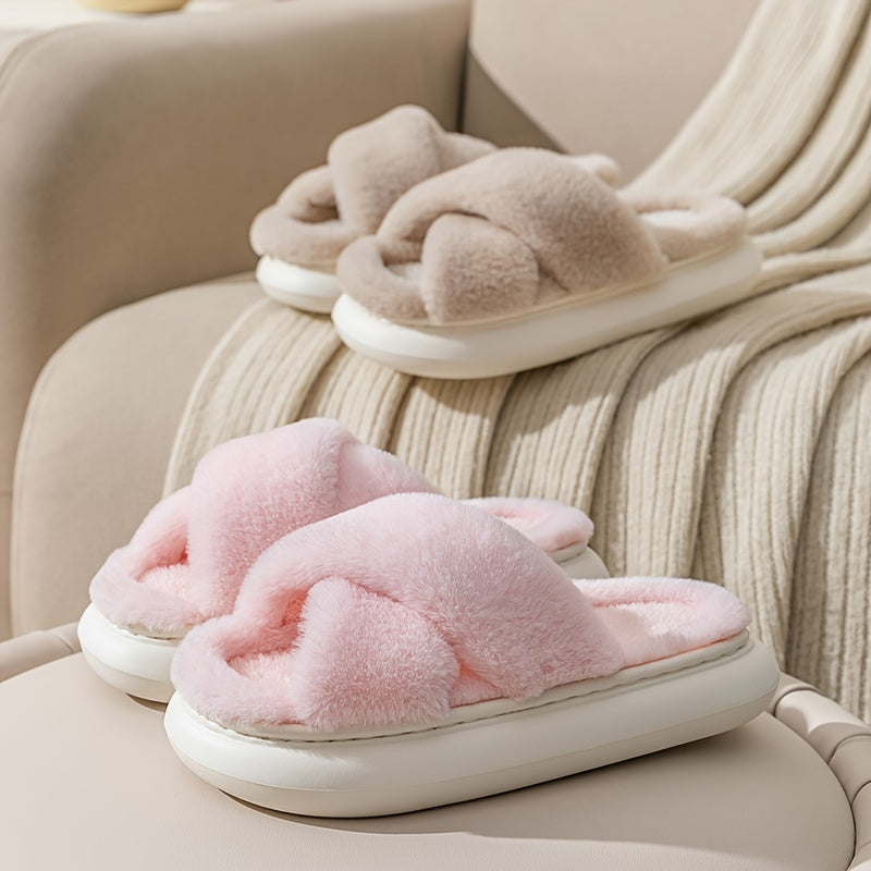 Women’s Fuzzy Slippers – Cozy Comfort Meets Effortless Style