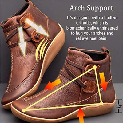 Tiana™ | Comfortable Vegan Leather Orthopedic Boots