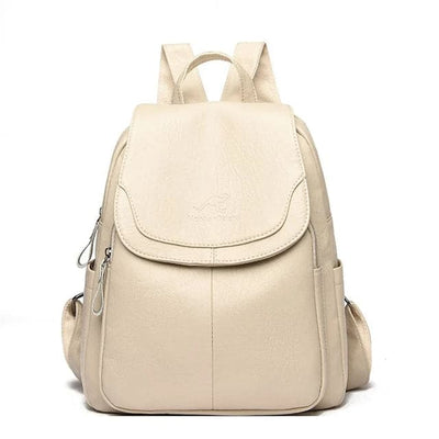 Mila | Chic and Lightweight Backpack in Soft White