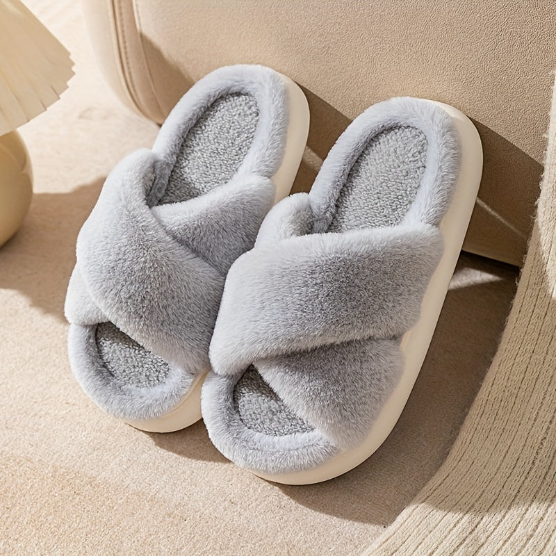 Women’s Fuzzy Slippers – Cozy Comfort Meets Effortless Style