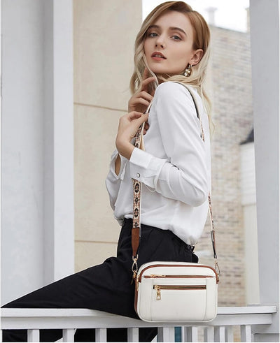 Ivy | Stylish Crossbody Bag with Adjustable Patterned Strap