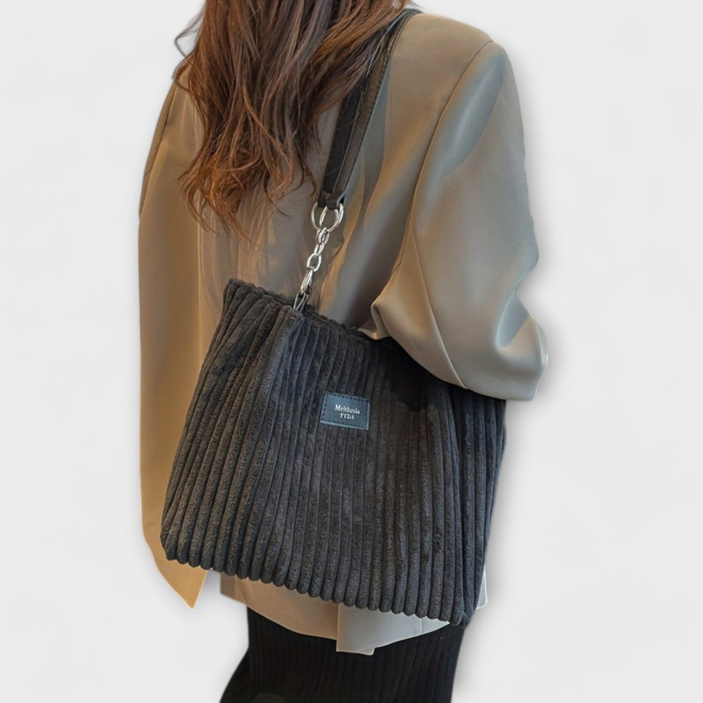 Soft Cord Shoulder Bag