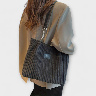 Soft Cord Shoulder Bag