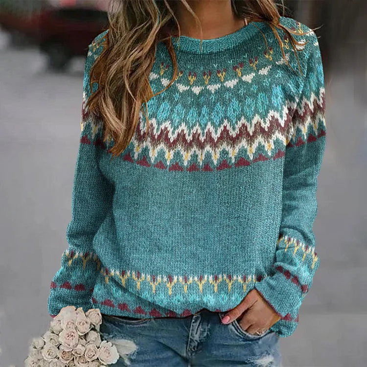 Saffron | Patterned Sweater