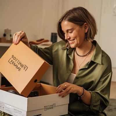 Hazel - Black Lace-Up Ankle Boots