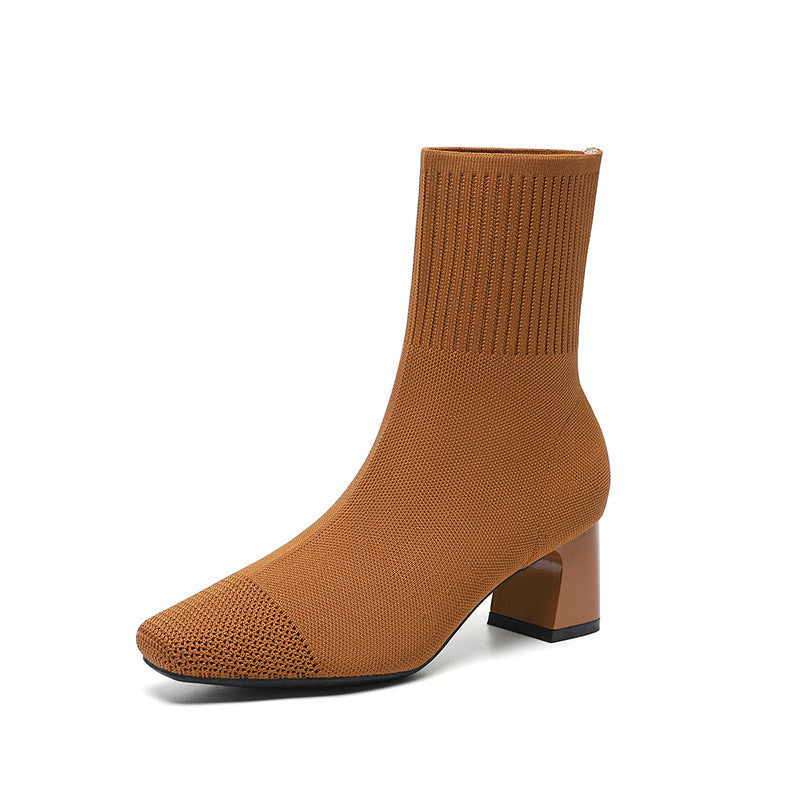 Elegant Orthopedic Knitted Boots for Everyday Comfort