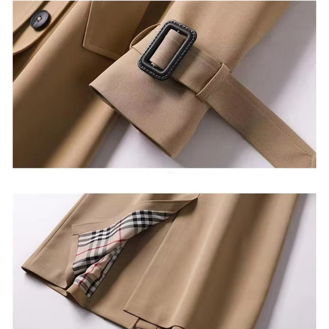 The Alessandra - Luxe Trench Coat