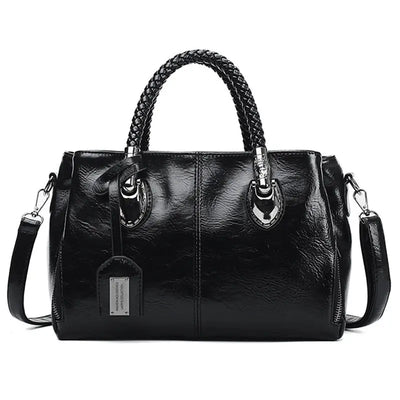 Mackenzie | Chic Handbag with Braided Handle