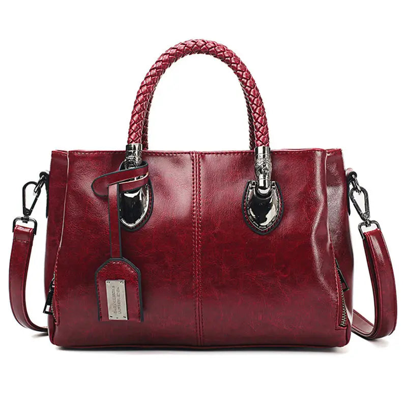 Mackenzie | Chic Handbag with Braided Handle