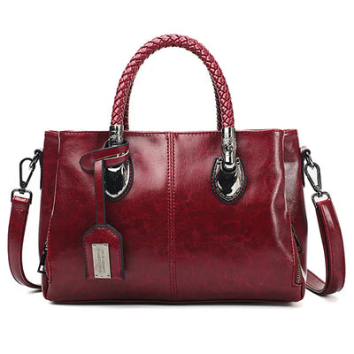 Mackenzie | Chic Handbag with Braided Handle