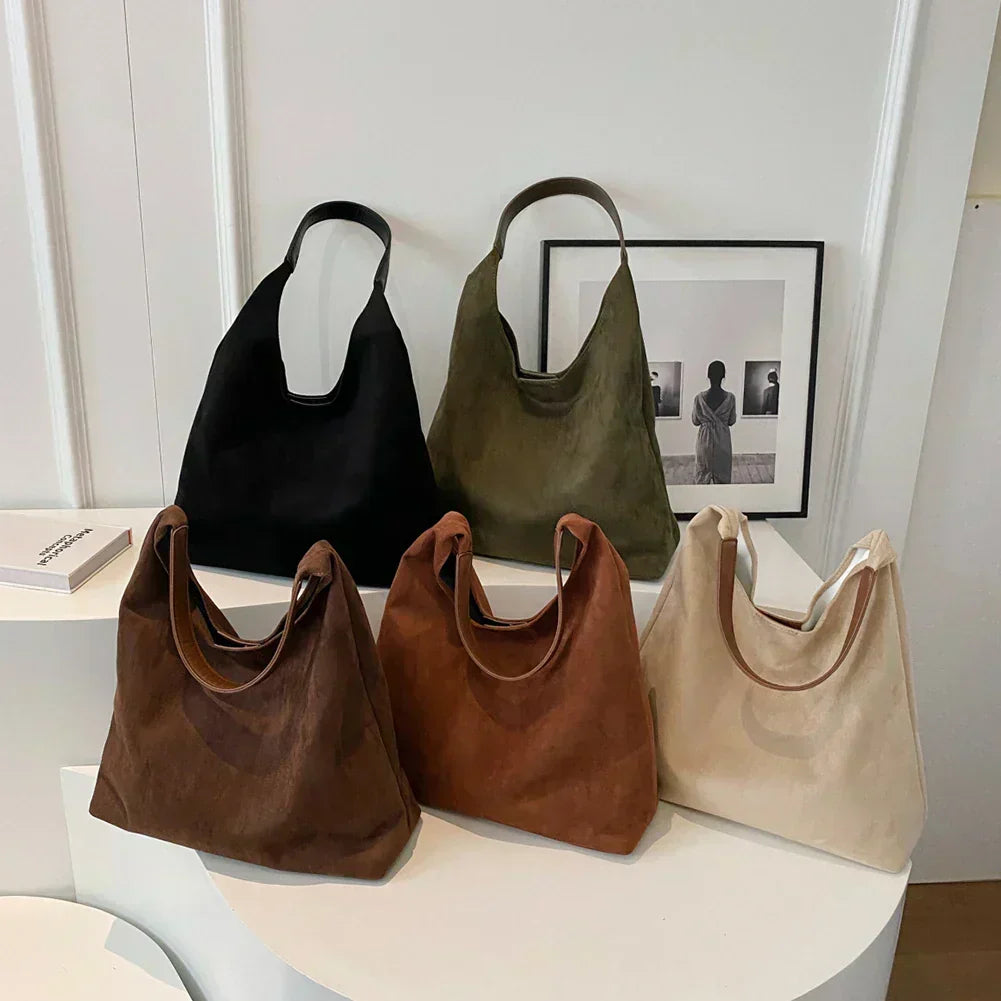 Abigail Suede Tote Bag