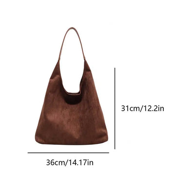 Abigail Suede Tote Bag