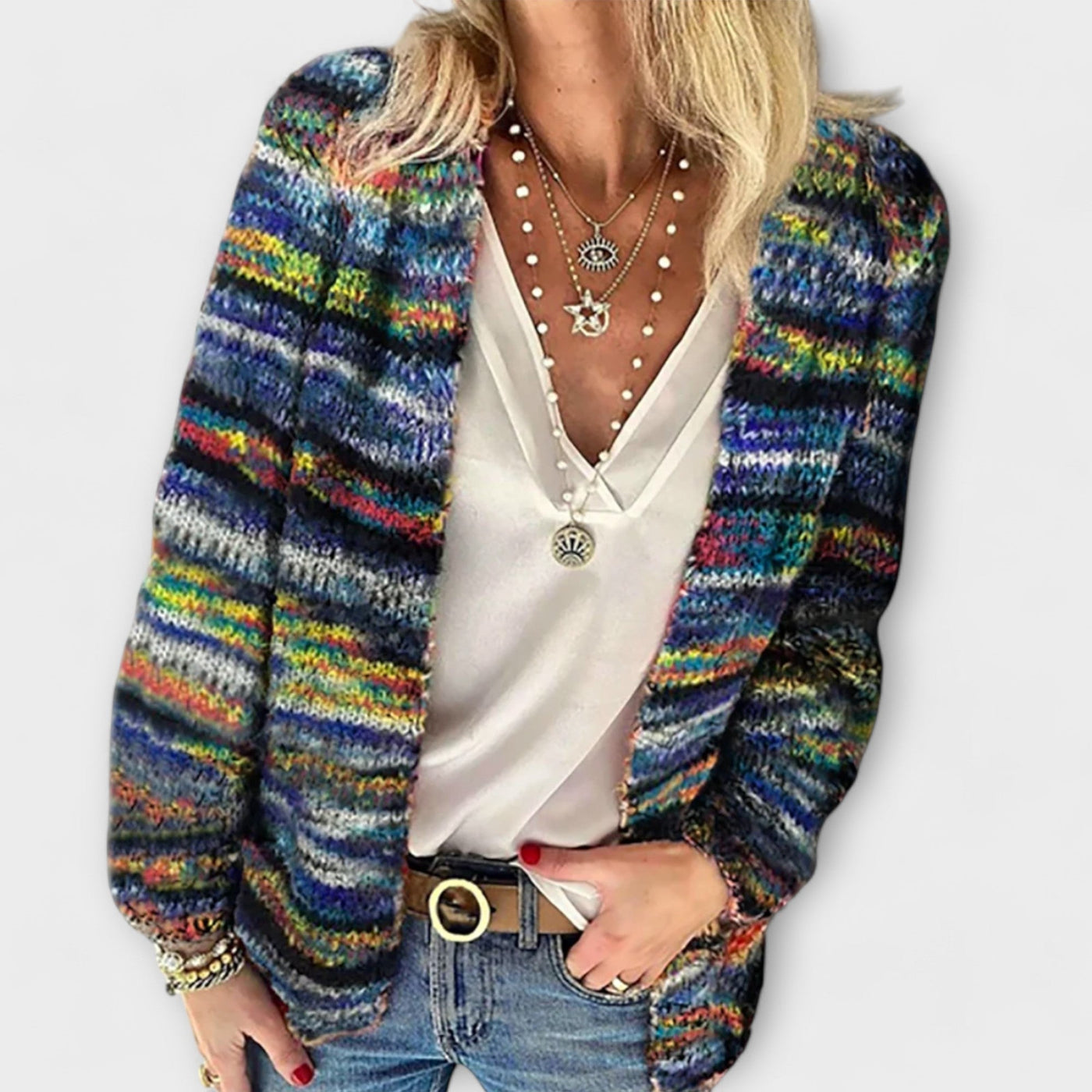 Calliope - Bohemian Rainbow Cardigan