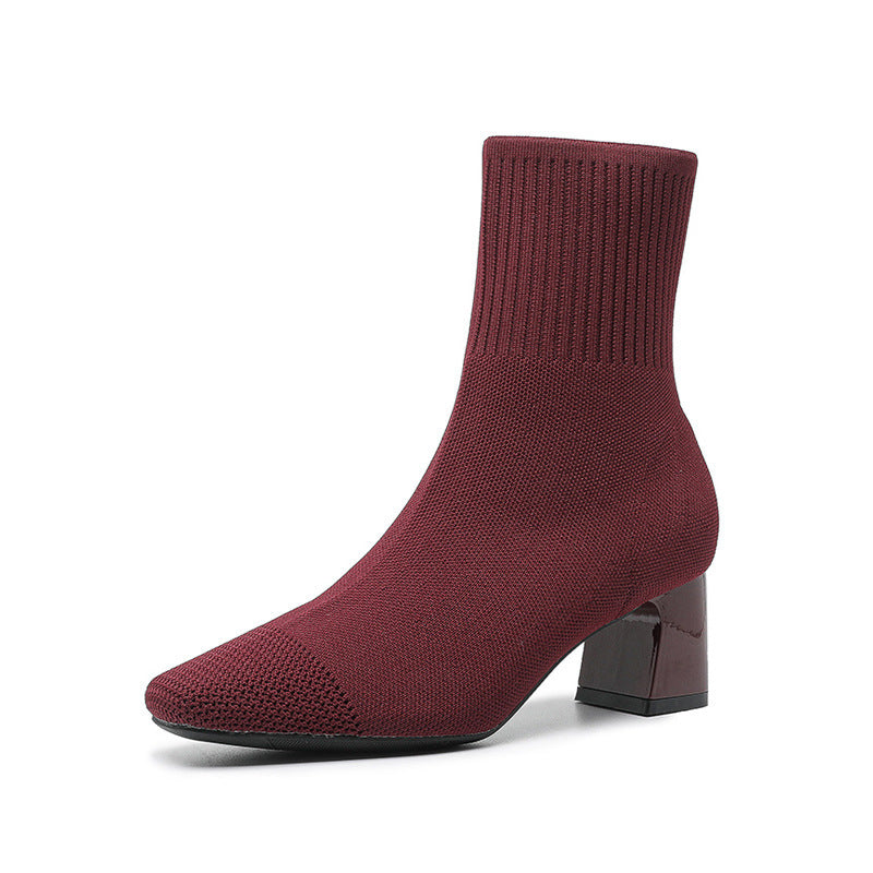 Elegant Orthopedic Knitted Boots for Everyday Comfort
