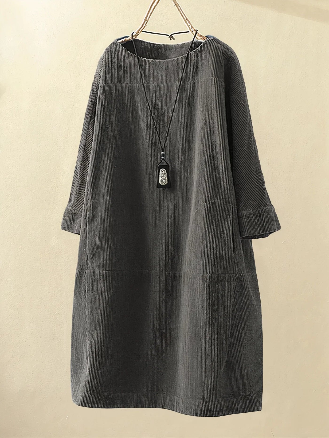 Ellie | Corduroy Tunic Dress