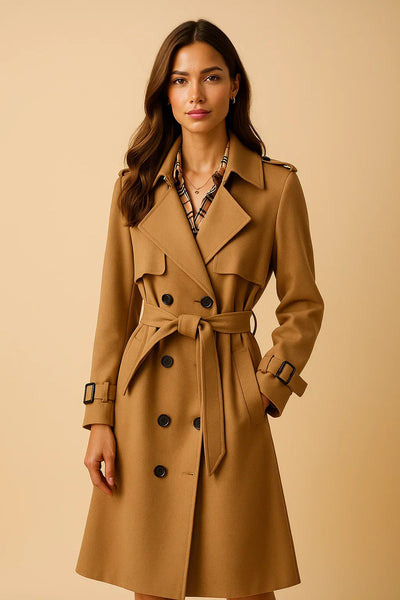 The Alessandra - Luxe Trench Coat