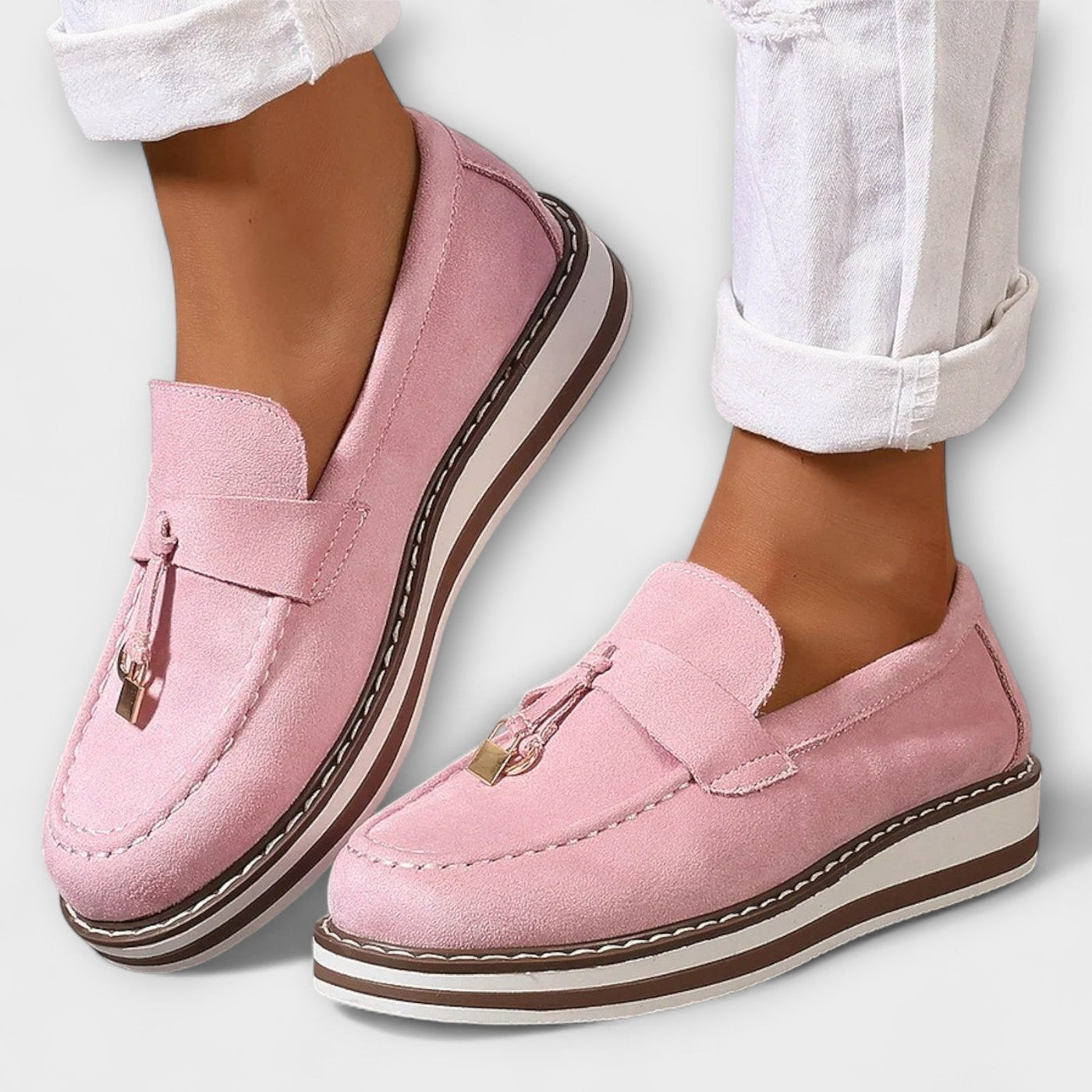 Halo – Casual Slip-Ons with Round Toe