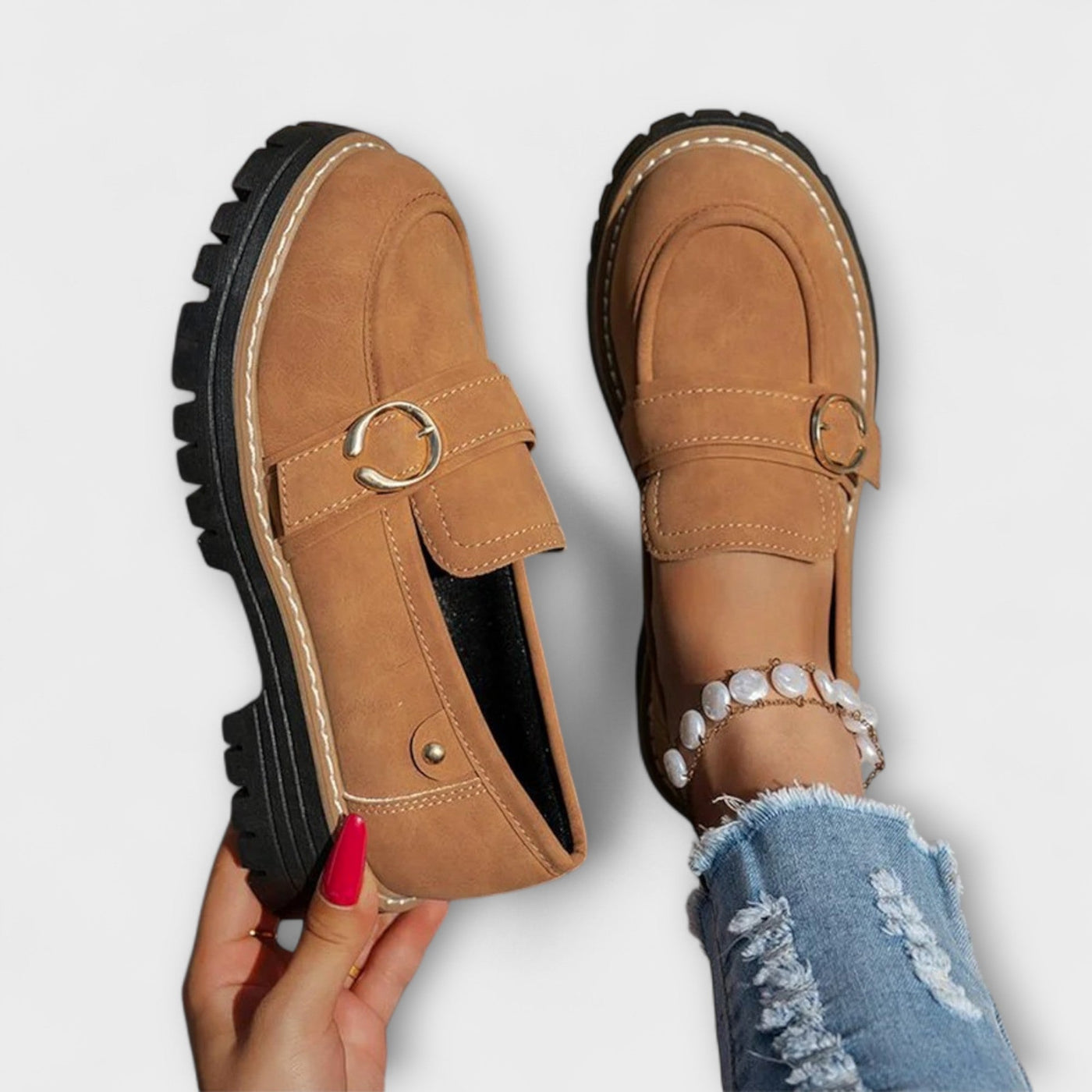 Lora – Round Toe Casual Loafers