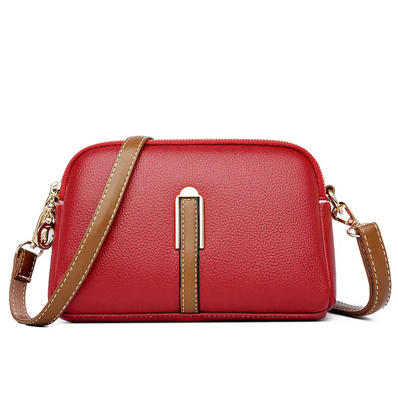 Charlotte | Sleek Compact Leather Shoulder Bag