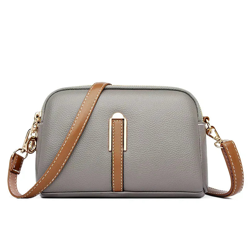 Charlotte | Sleek Compact Leather Shoulder Bag