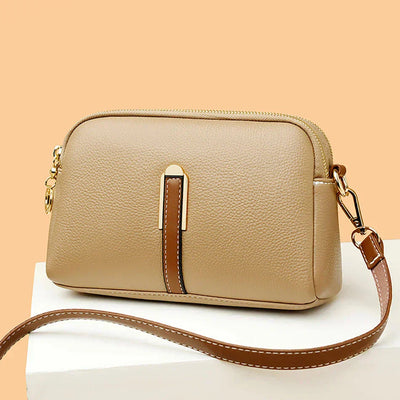 Charlotte | Sleek Compact Leather Shoulder Bag