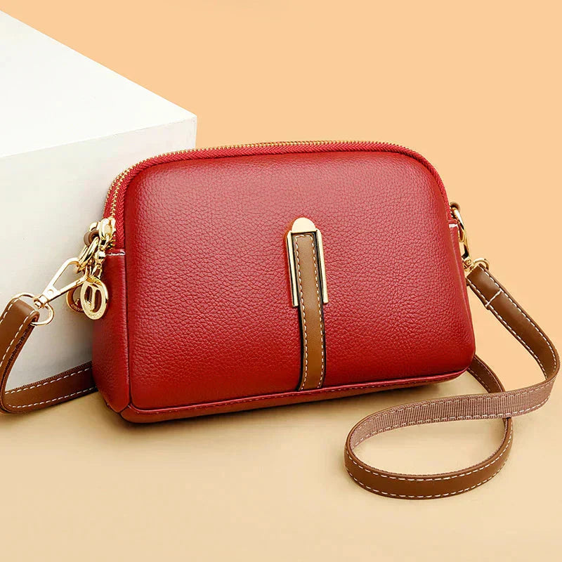 Charlotte | Sleek Compact Leather Shoulder Bag