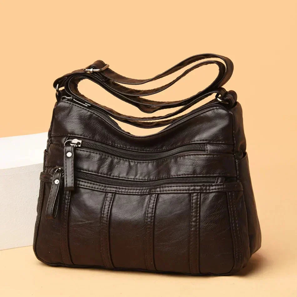 Zoe | Premium Multi-Layer PU Leather Pocket Bag