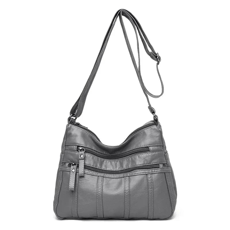 Zoe | Premium Multi-Layer PU Leather Pocket Bag