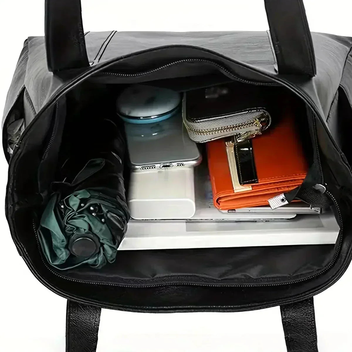 Annabelle | Spacious Vegan Tote Bag in Classic Design